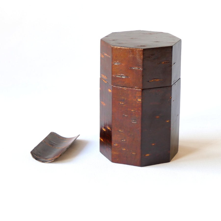 Kabazaiku Cherry Bark Tea Caddy