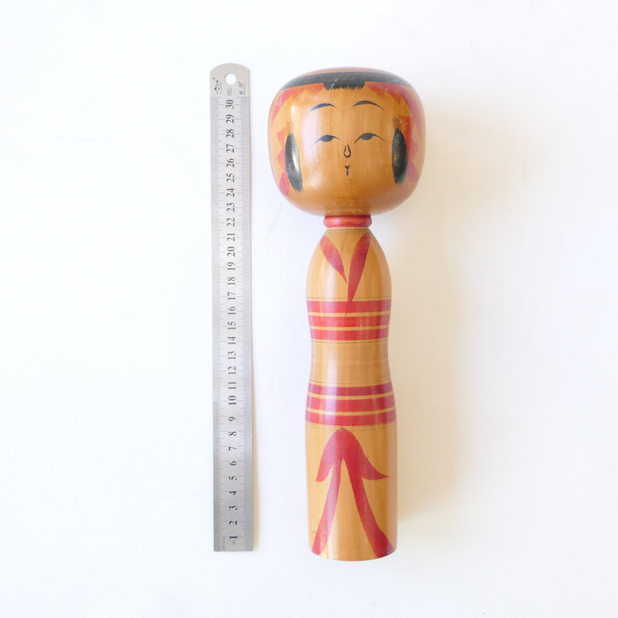 Vintage Kokeshi Doll - Yajirō-style (1989)