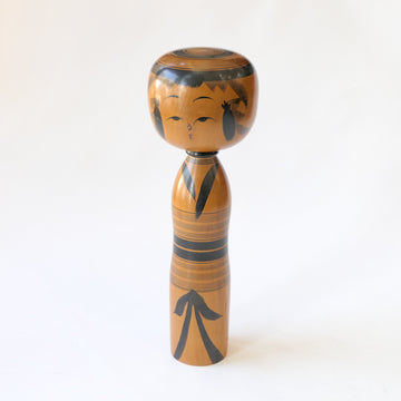 Vintage Kokeshi Doll - Yajirō-style (1989)